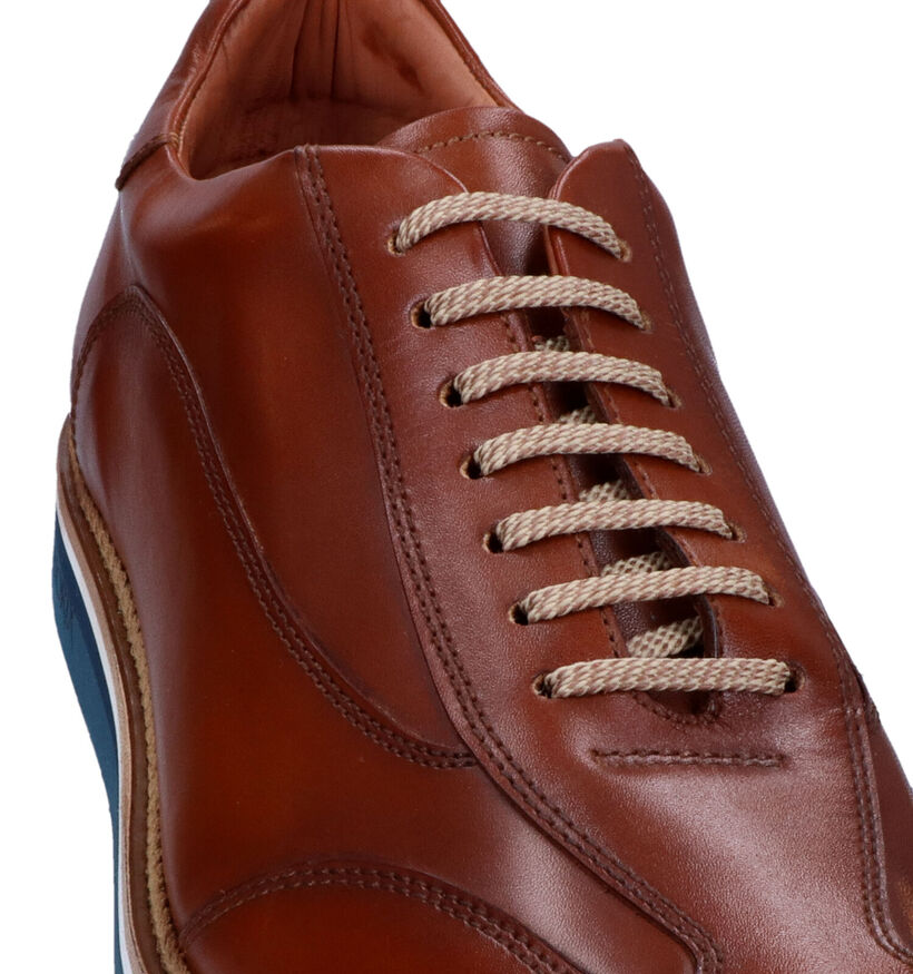 Ambiorix Aston Chaussures à lacets en Cognac pour hommes (324847) - pour semelles orthopédiques