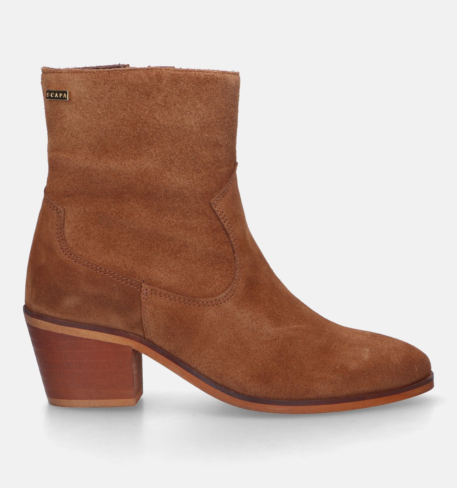 Scapa Cognac Cowboy boots Dames Boots Online op TORFS.BE
