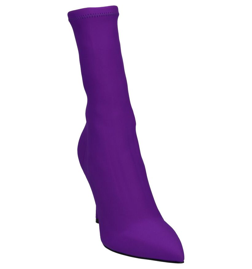 Via Limone Bottes basses en Rouge en textile (229975)