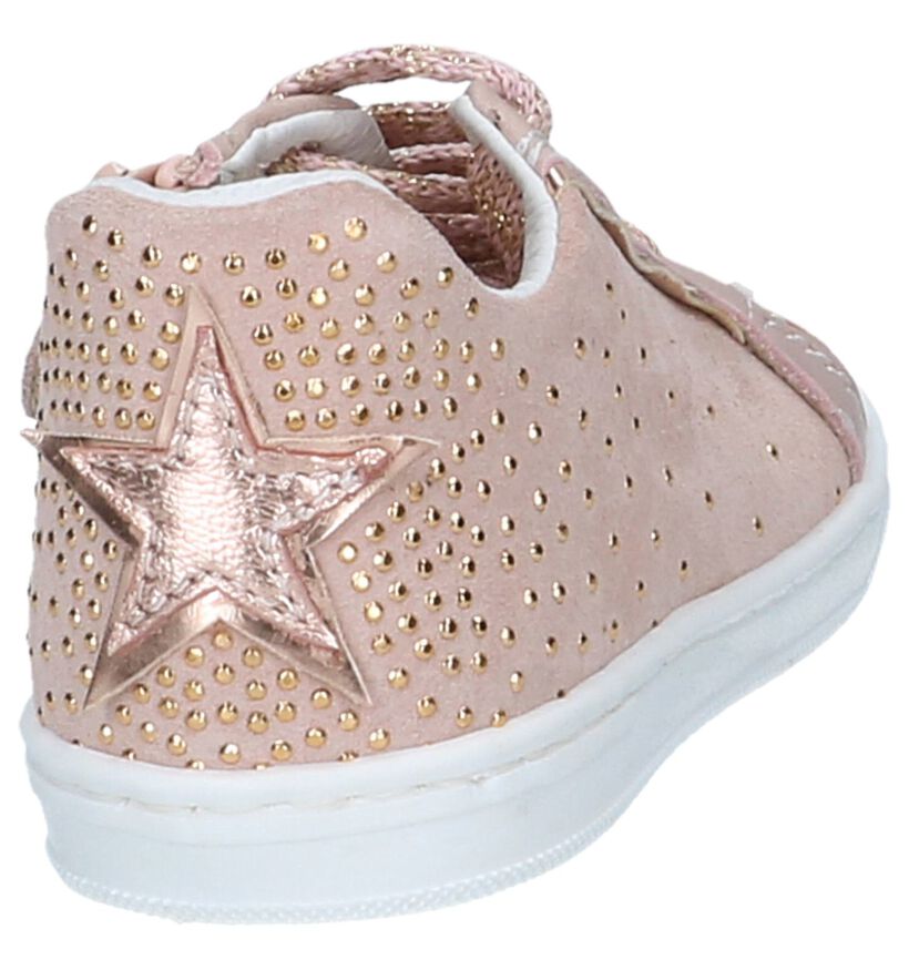 Lichtroze Babyschoenen Bana & Co in daim (246948)