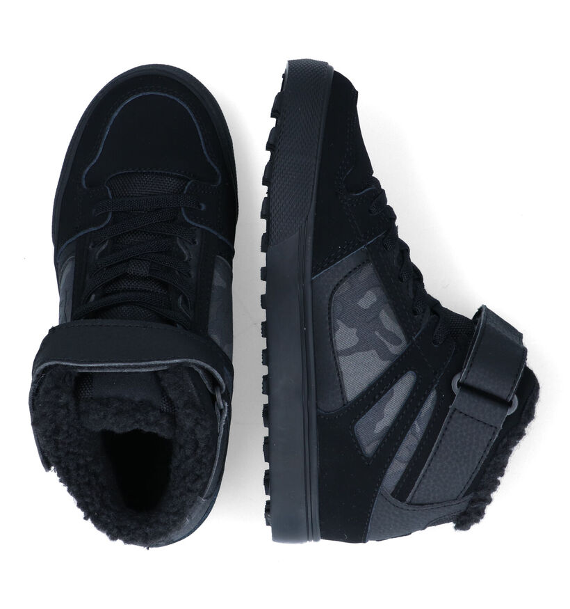 DC Shoes Pure High Top Zwarte Sneakers voor jongens (313146) - geschikt voor steunzolen