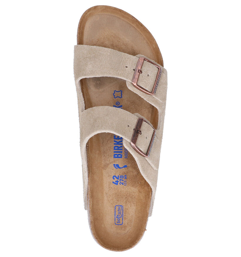 Birkenstock Arizona Nu-pieds en Gris pour hommes (330622)