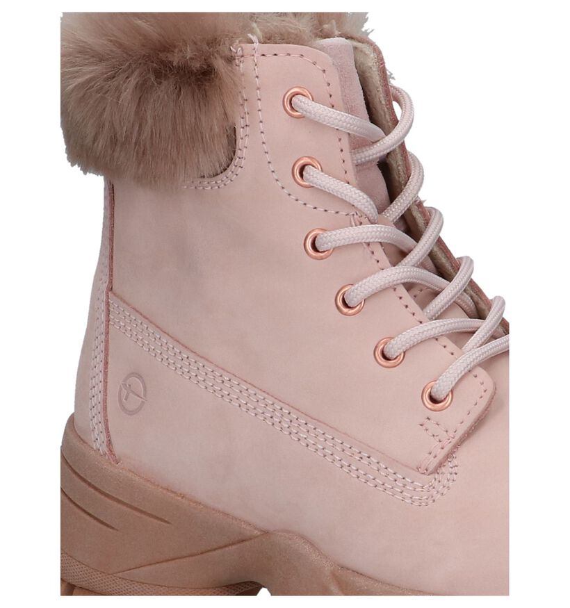 Tamaris Bottines en Beige en nubuck (239968)