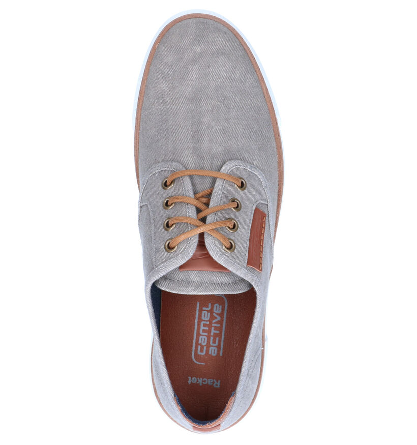 Camel Active Chaussures à lacets en Gris foncé en textile (271434)