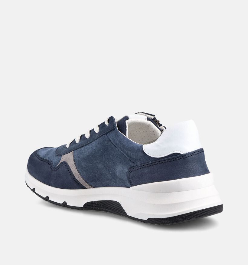 Solemade James Donkerblauwe Rits-Veterschoenen voor heren (373516) - geschikt voor steunzolen