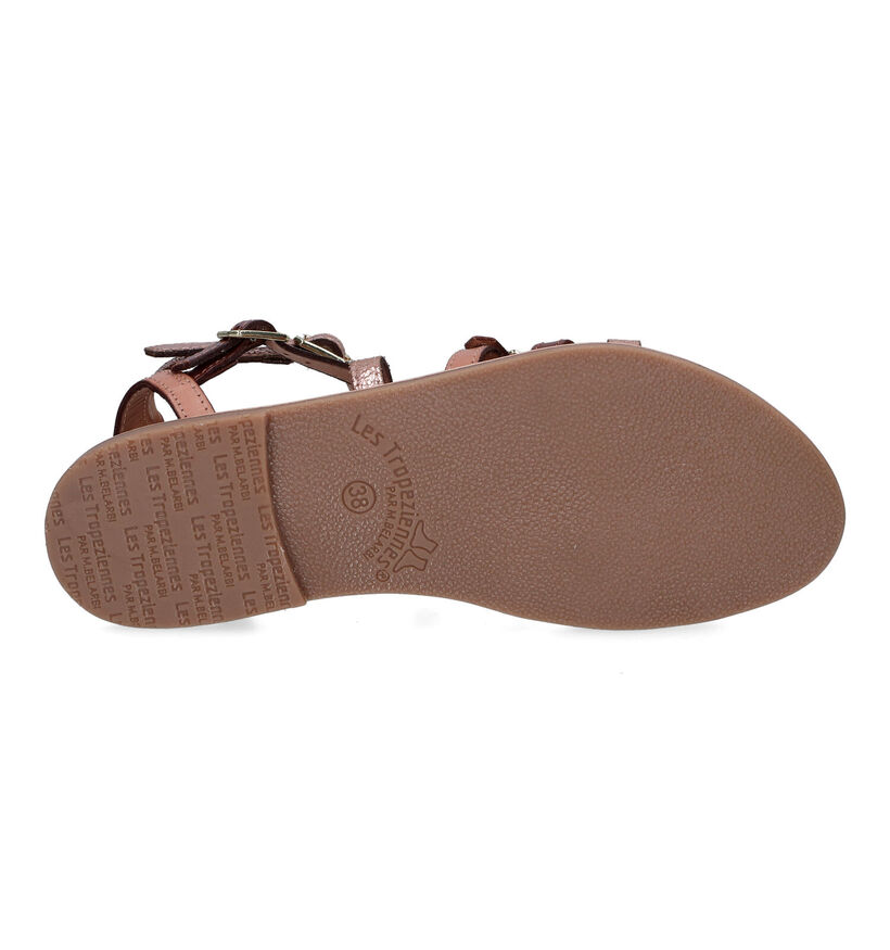 Les Tropeziennes Bukel Cognac Sandalen in leer (308544)