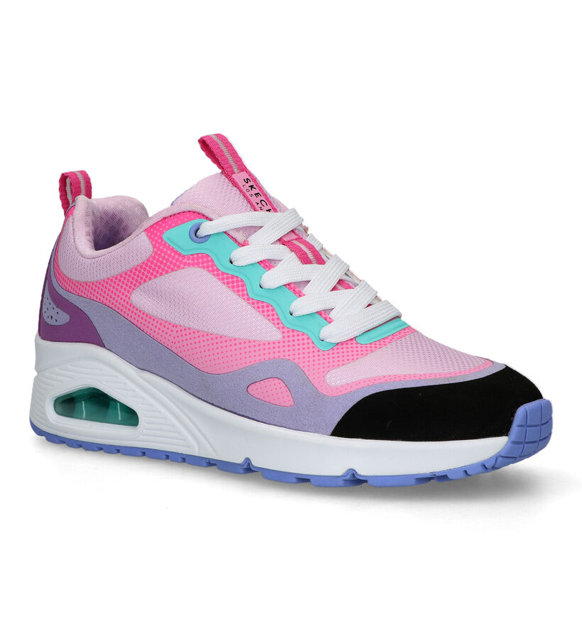 Skechers Uno Color Steps Roze Sneakers voor meisjes (318195)