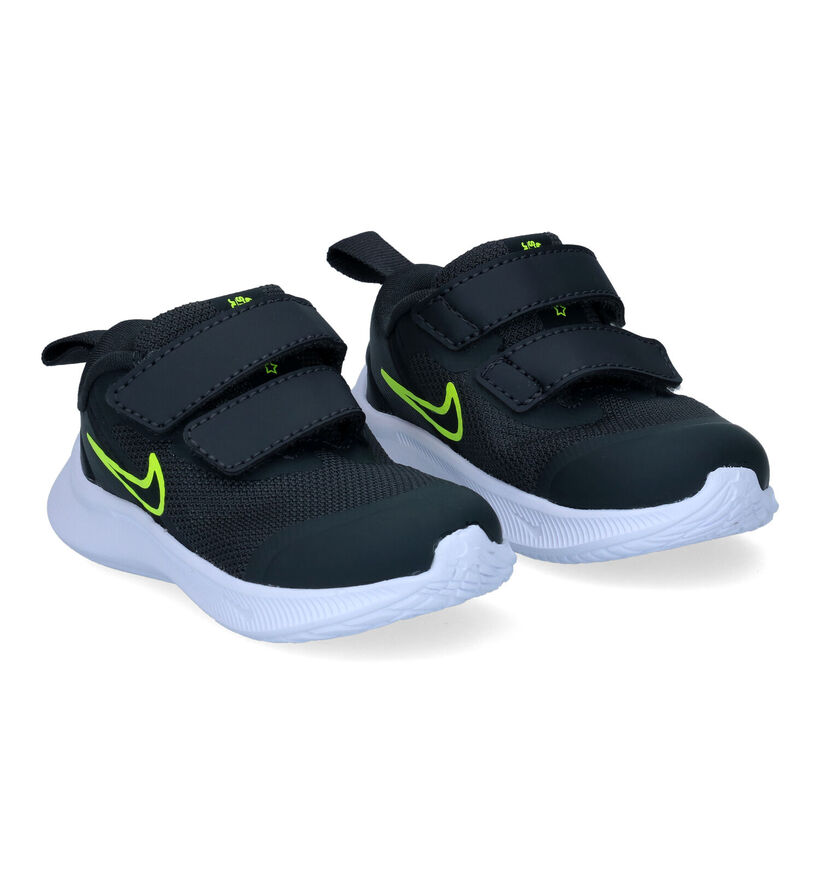 Nike Star Runner 3 TD Baskets en Noir pour filles, garçons (325348)