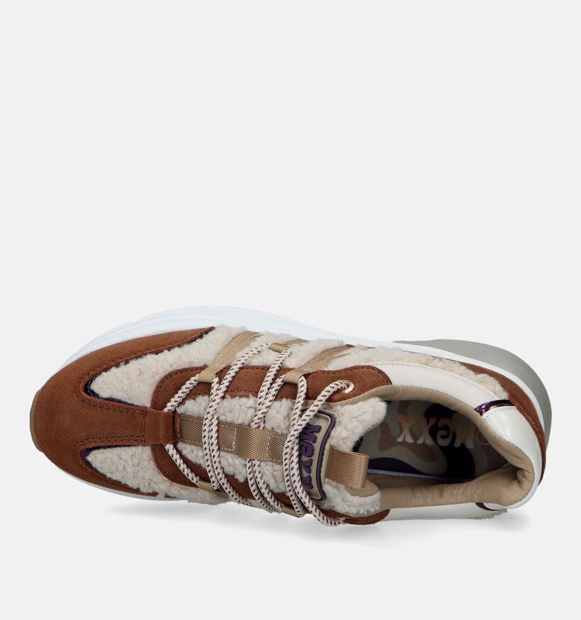 Mexx Moana Beige Sneakers voor dames (329230) - geschikt voor steunzolen