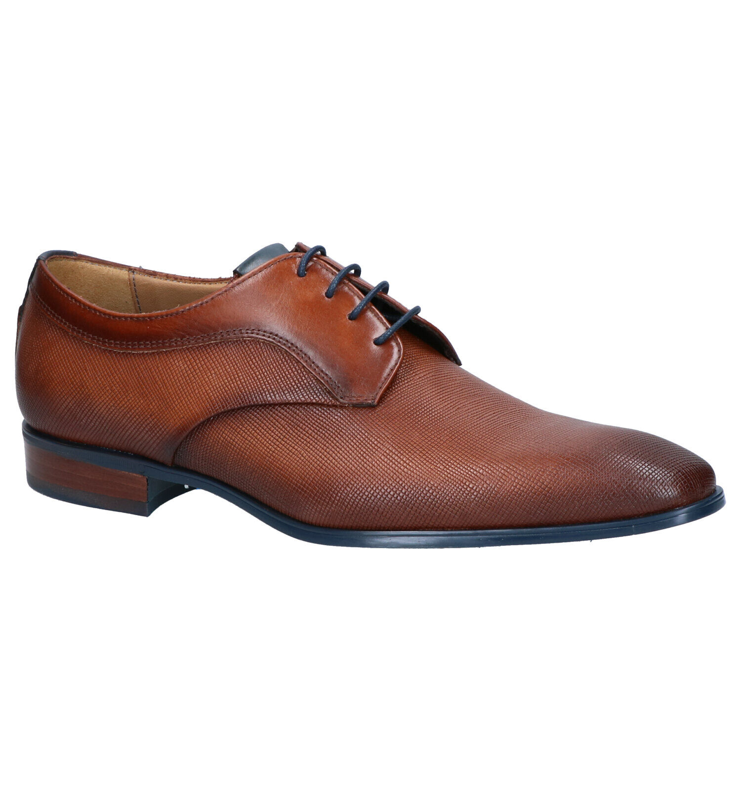 Giorgio Cognac Geklede Veterschoenen Heren Geklede schoenen Online op TORFS.BE