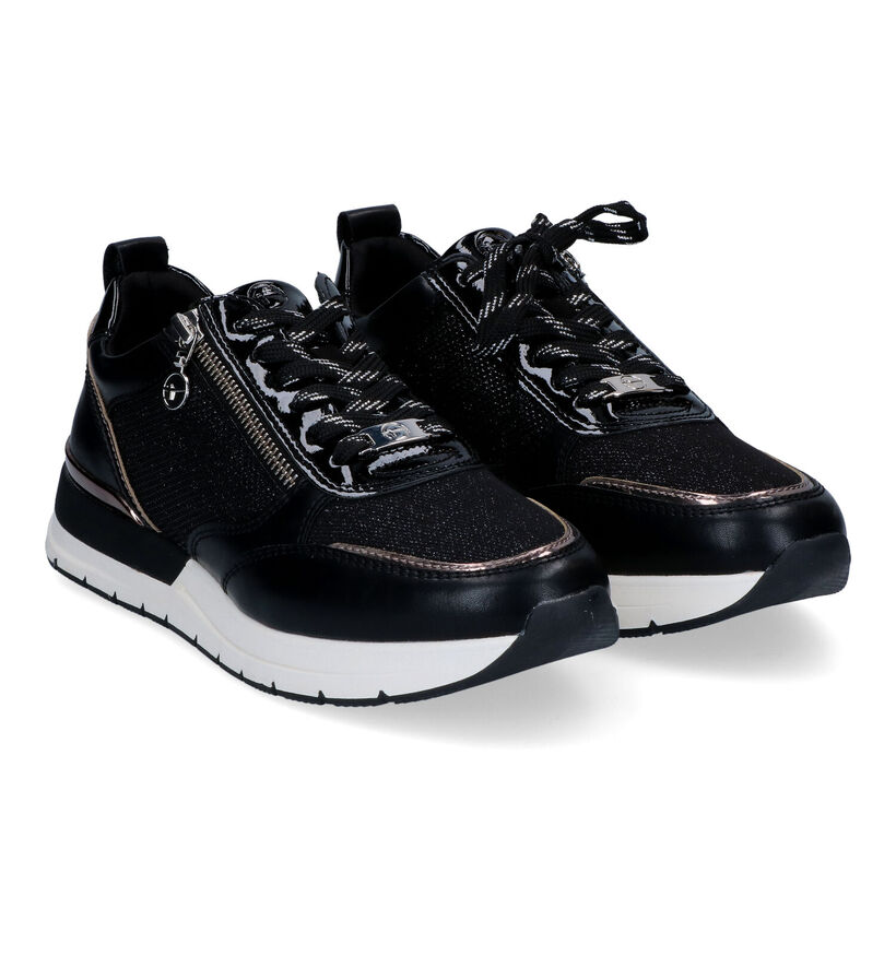 Tamaris Baskets casual en Noir en simili cuir (302780)