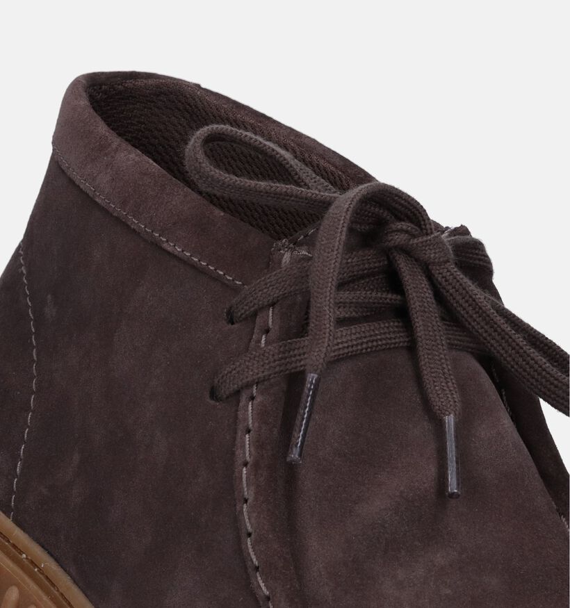 Clarks Torhill Bruine Hoge schoenen voor heren (330668) - geschikt voor steunzolen