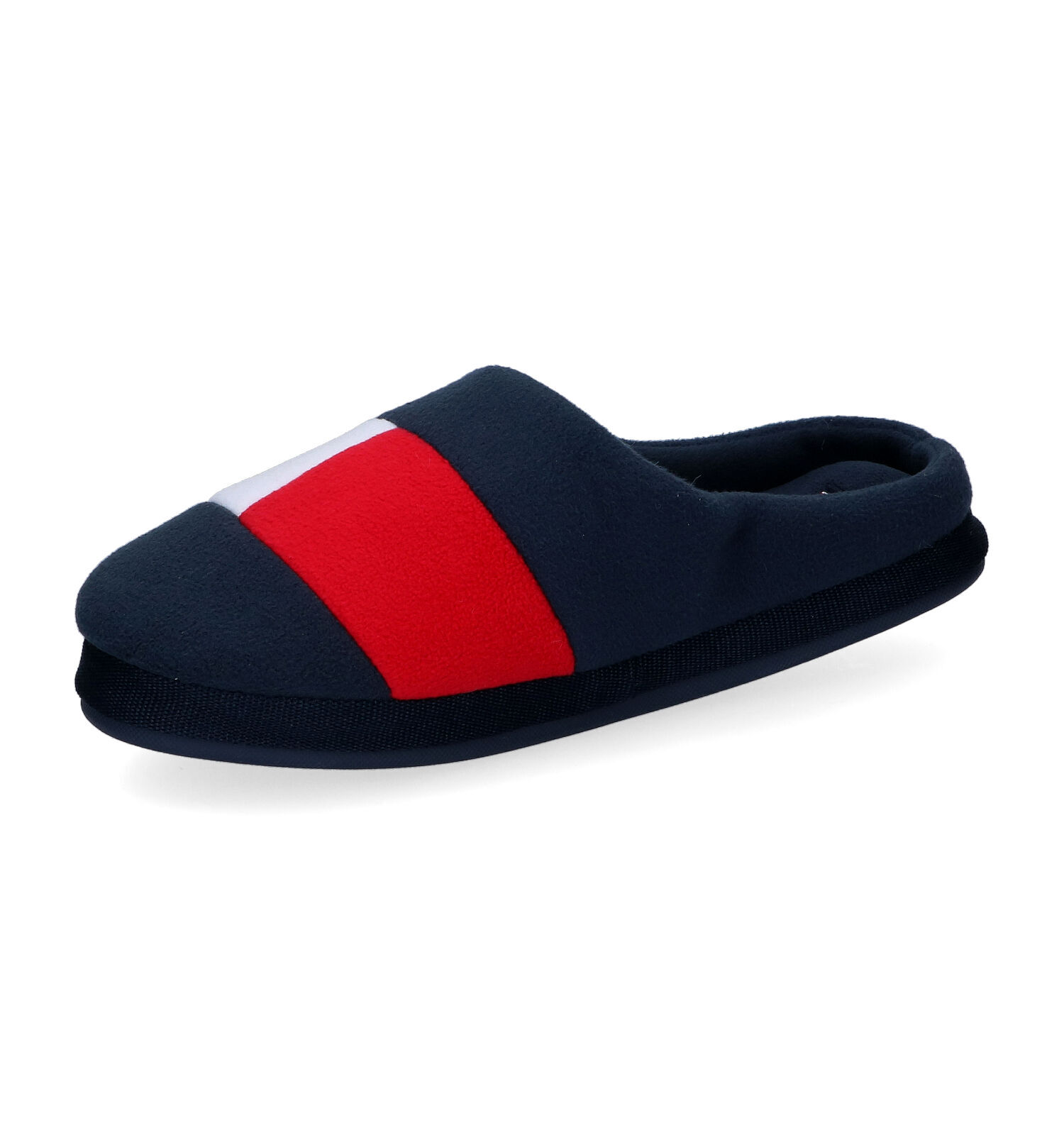 Tommy Hilfiger Flag Blauwe Pantoffels Heren Pantoffels Online op TORFS.BE