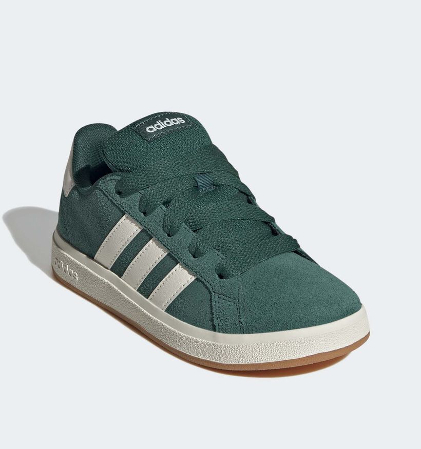 adidas Grand Court 00s Groene Sneakers voor jongens, meisjes (350206)