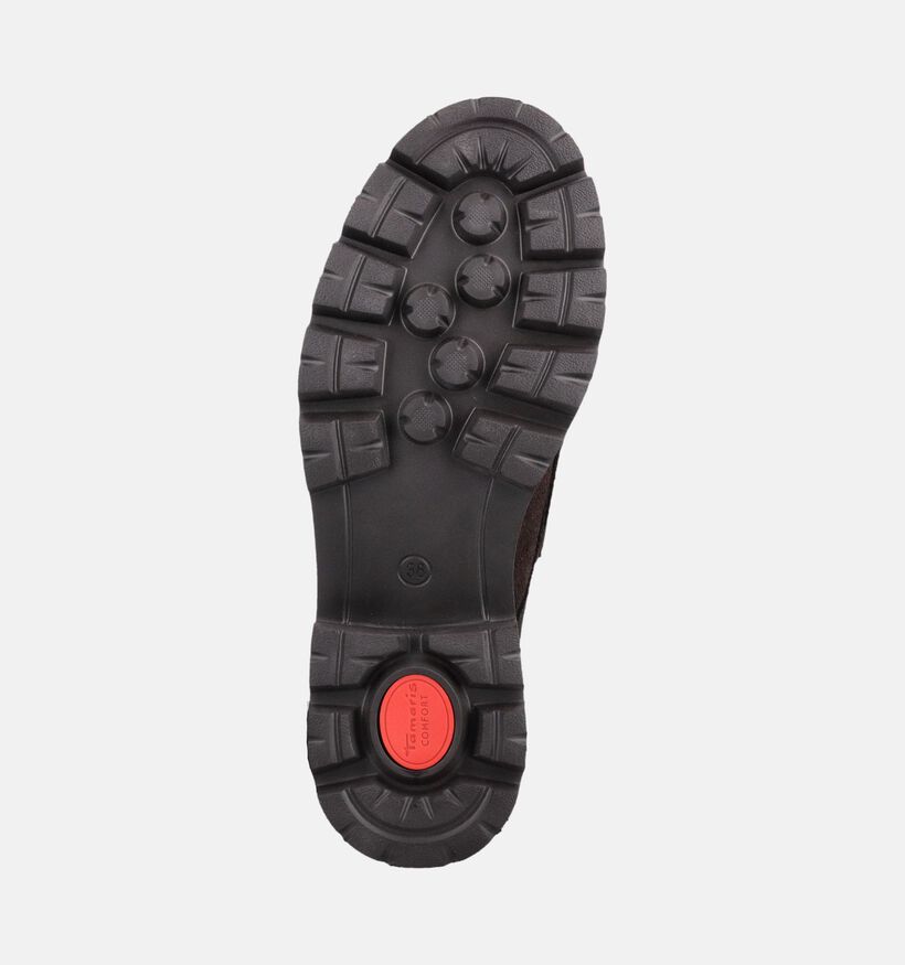 Tamaris Comfort Donkerbruine Lage Schoenen voor dames (376343) - geschikt voor steunzolen