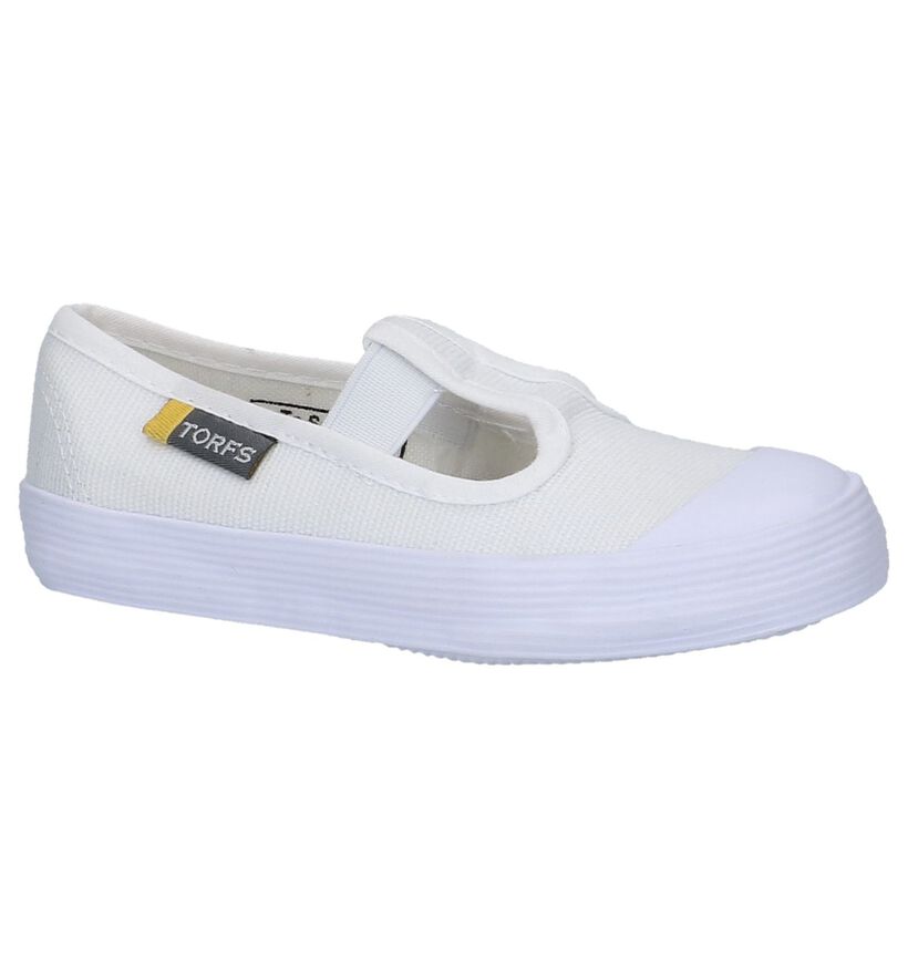 Turnpantoffels Wit Torfs in stof (223316)