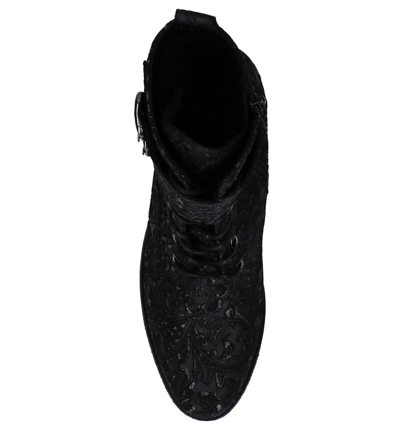Gabor Comfort Bottines en Noir en cuir (231183)