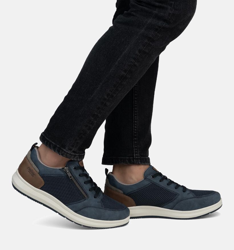 Rieker Chaussures à lacets en Bleu pour hommes (351315) - pour semelles orthopédiques