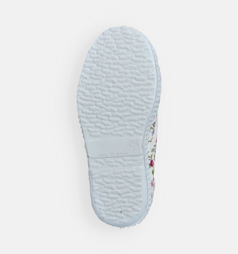 Cienta Baskets pour b&eacute;b&eacute; en Blanc pour filles (372152) - pour semelles orthop&eacute;diques