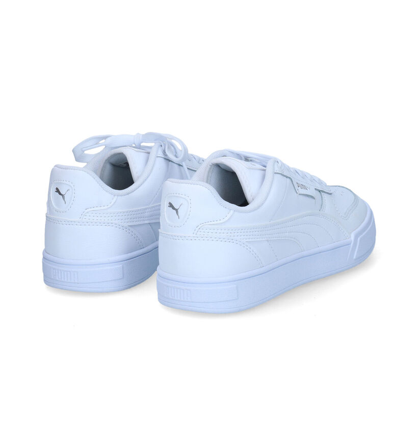 Puma Caven Dime Baskets en Blanc en cuir (307175)