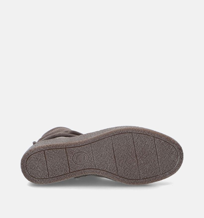 Solemade Marina 17 Grijze Enkellaarzen voor dames (346780) - geschikt voor steunzolen