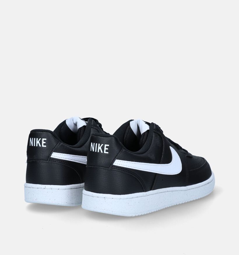 Nike Court Vision Low Next Nature Baskets en Noir pour hommes (332323)