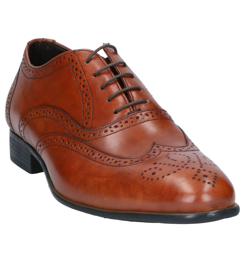 Ambiorix Chaussures habillées en Cognac en cuir (275258)