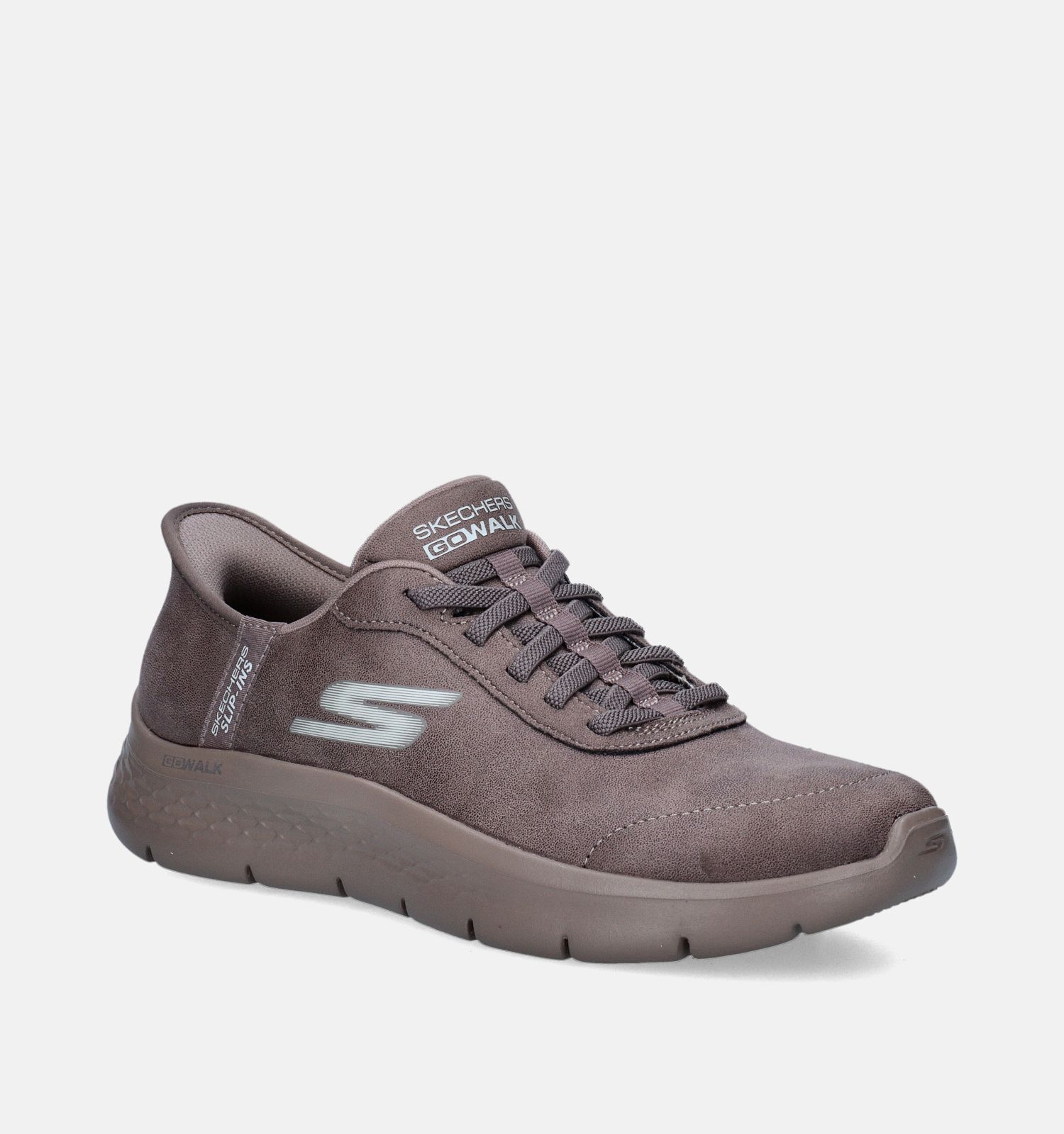 Skechers Slip ins Go Walk Flex Baskets en Brun Femmes Chaussures outdoor Baskets en ligne sur TORFS.BE