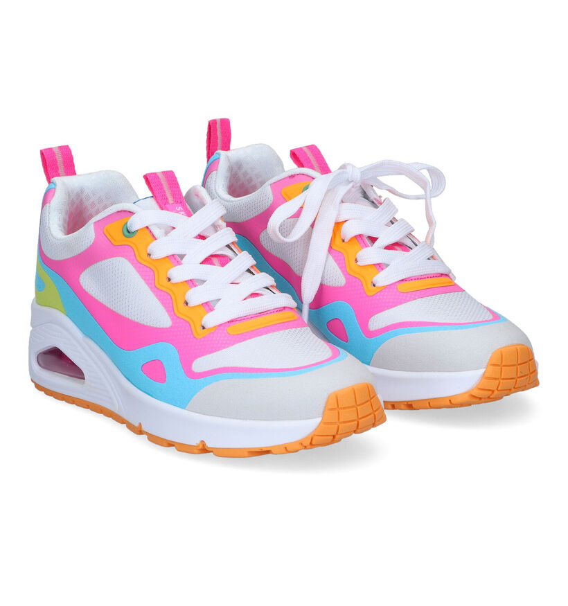 Skechers Uno Color Steps Roze Sneakers voor meisjes (318195)
