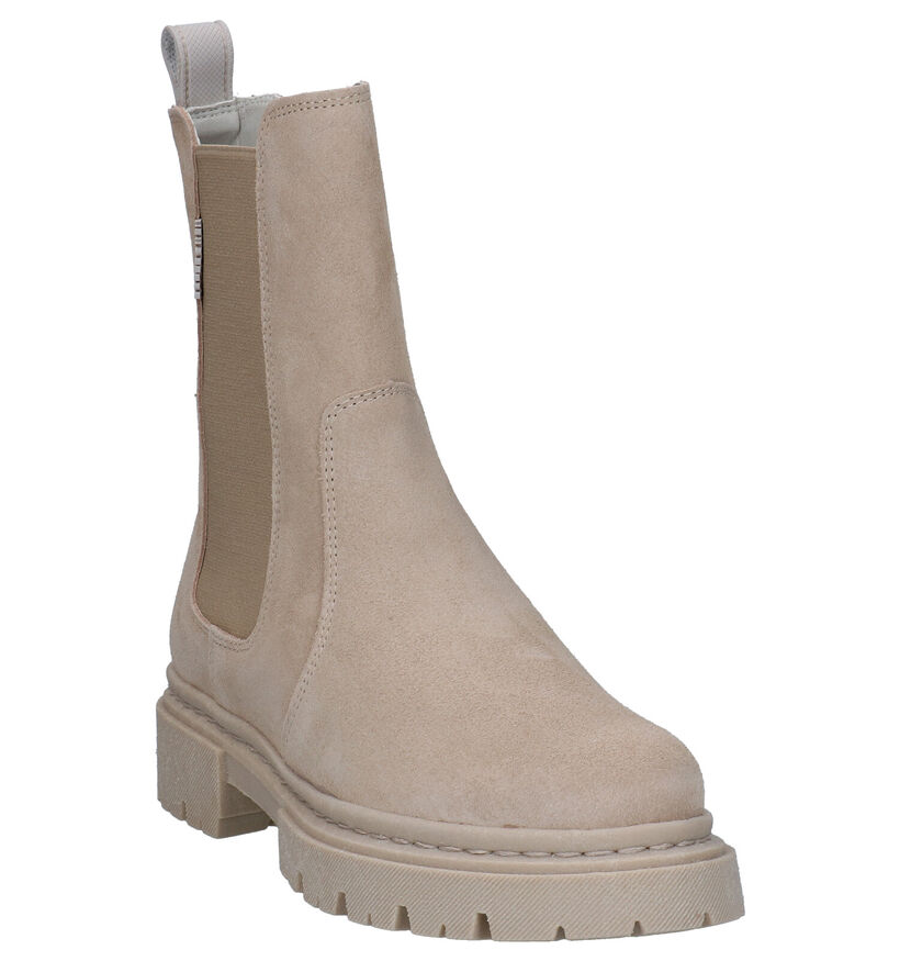 Bullboxer Bottines Chelsea en Beige clair en nubuck (292716)