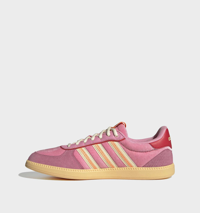 adidas Breaknet Sleek Baskets en Rose/Jaune pour femmes (366711)