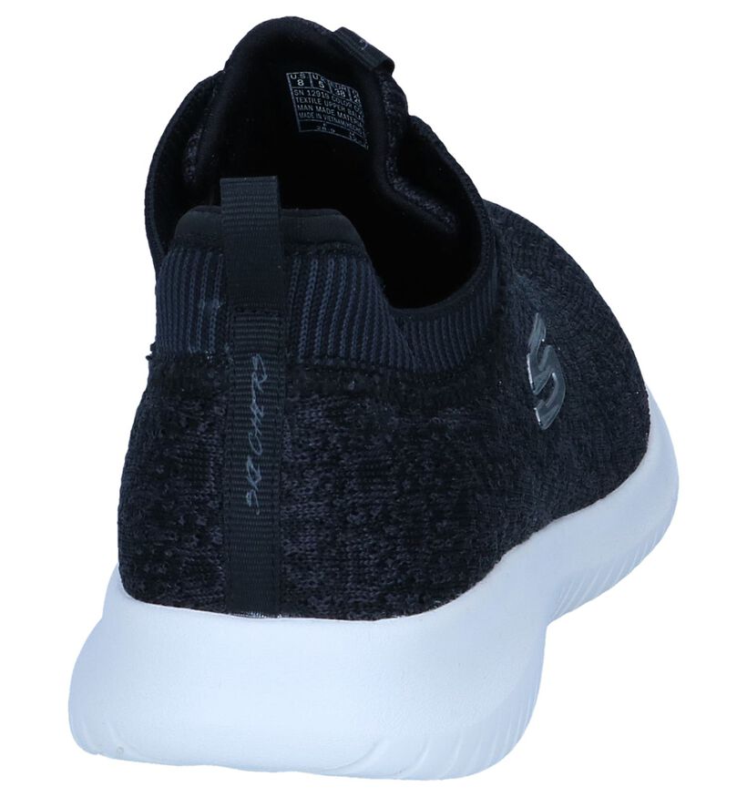 Skechers Ultra Flex Baskets basses en Noir en textile (251975)