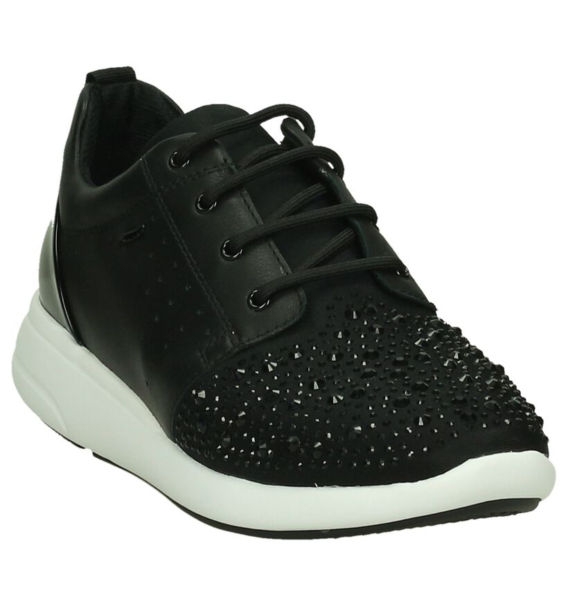 Zwarte Sneaker met Studs Geox, , pdp
