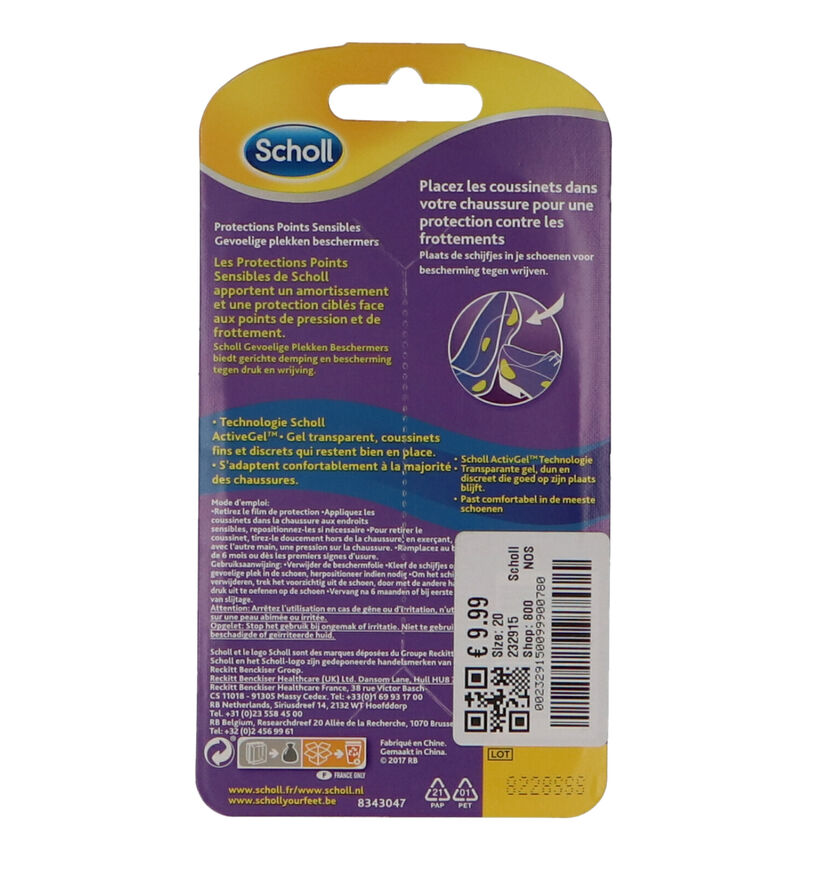 Scholl GelActiv Party Feet Gevoelige Plekken Beschermers voor dames (232915)