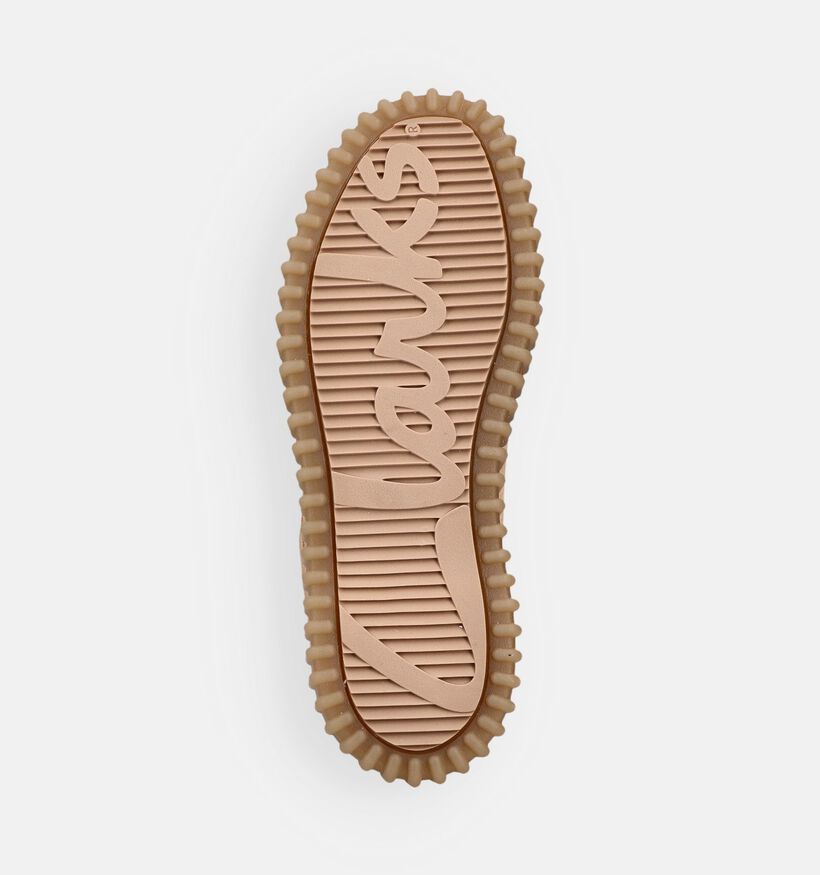 Clarks Torhill Mule Nu-pieds plates en Beige pour femmes (370561) - pour semelles orthop&eacute;diques