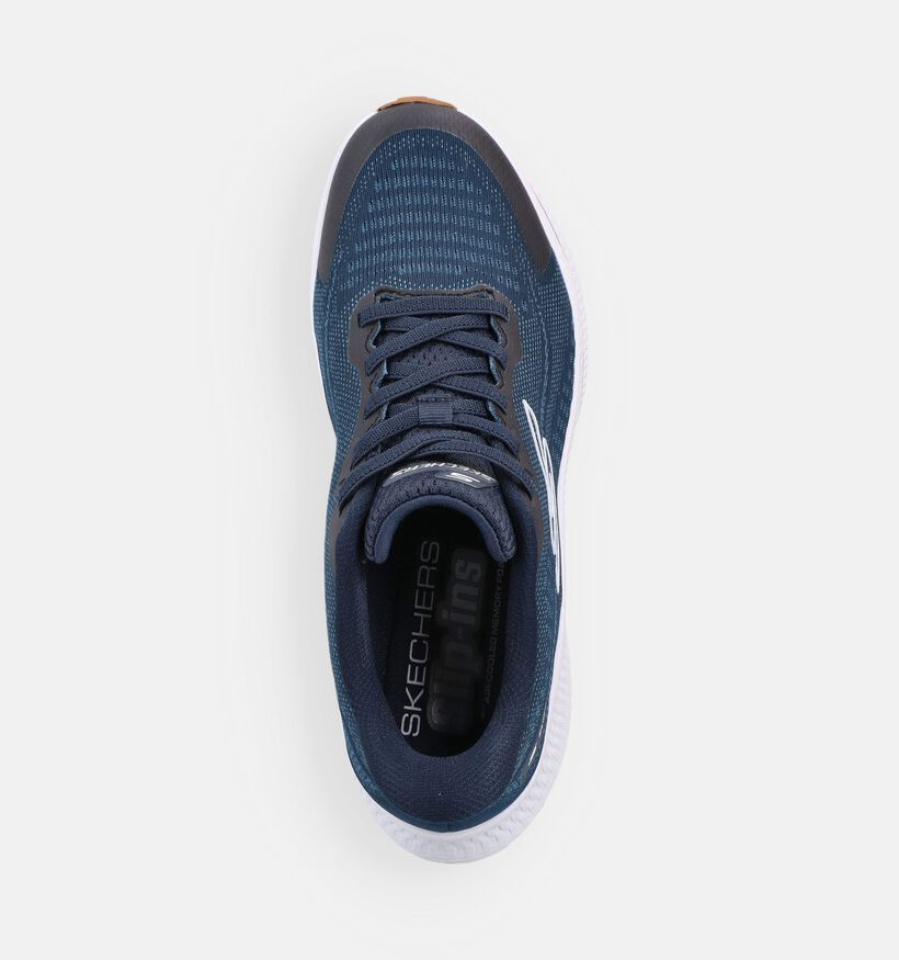 Skechers Go Run Consistent 2.0 Baskets en Bleu fonc&eacute; pour hommes (375649)