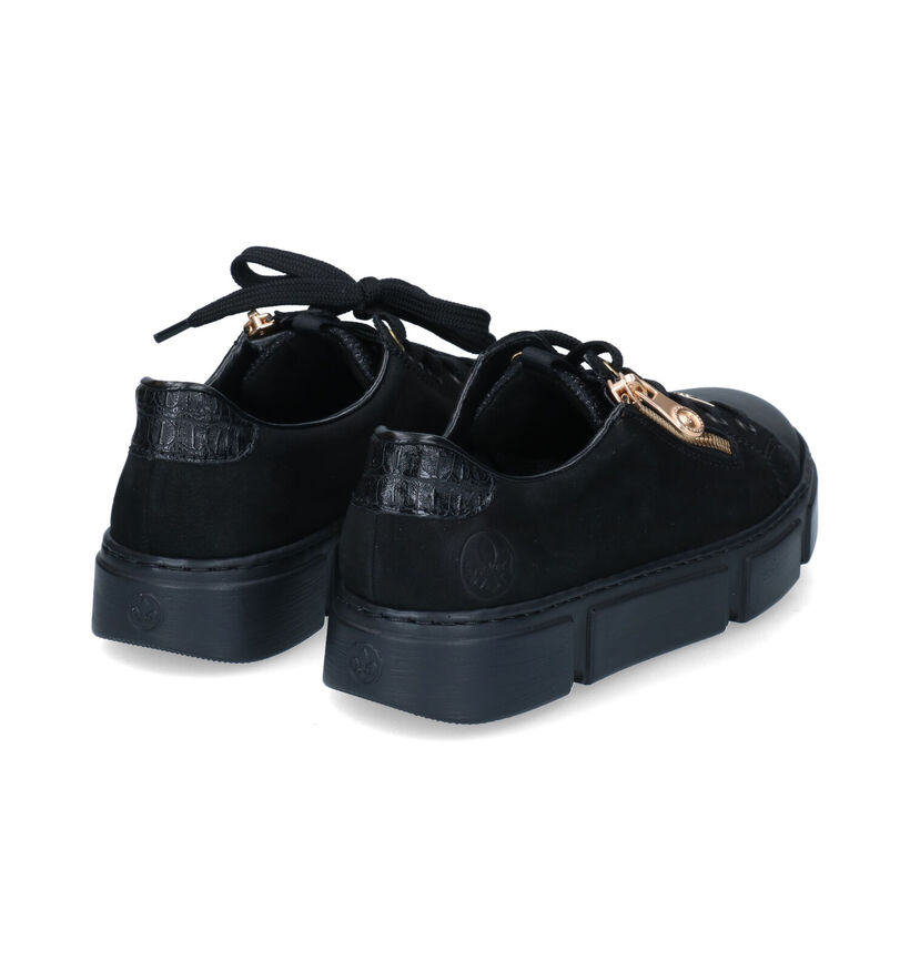 Rieker Baskets casual en Noir pour femmes (312356)