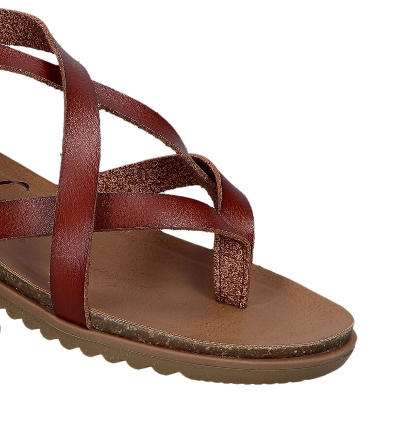 Blowfish Malibu Mirenda Sandales en Cognac pour femmes (322136)