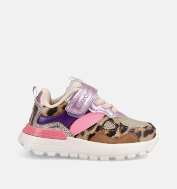 Shoo Pom Low Baskets Blanc/Marron/Bleu/Rose