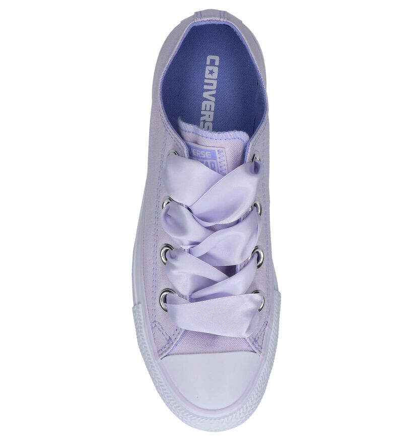 Paarse Lage Sportieve Sneakers Converse Chuck Taylor All Star in stof (210340)