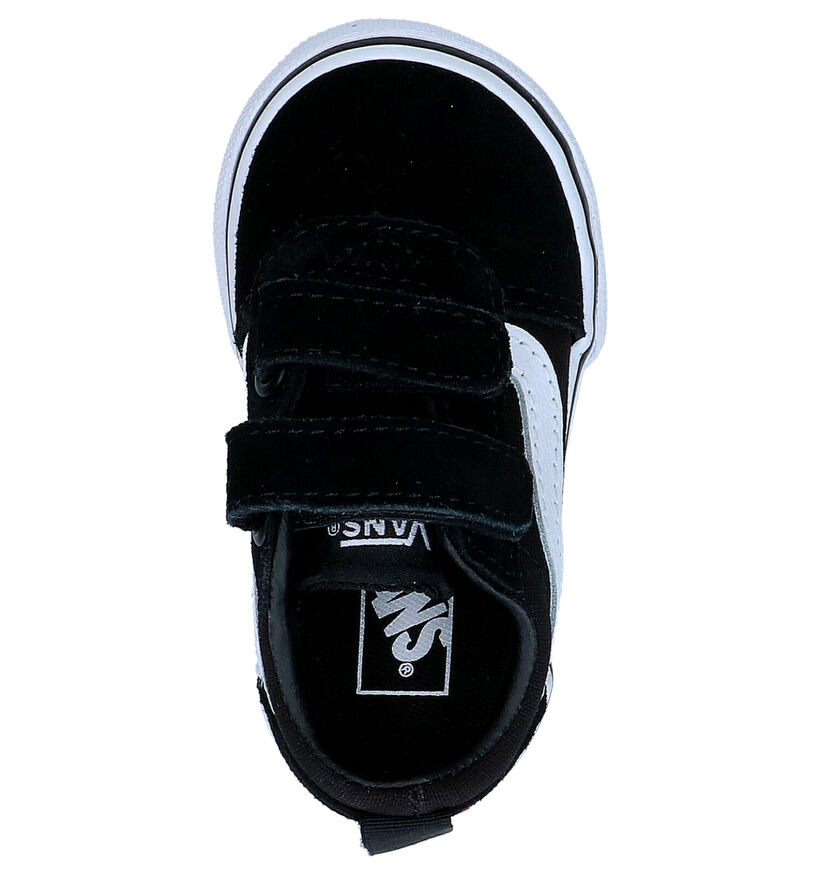 Vans Ward Zwarte Sneakers in daim (300609)