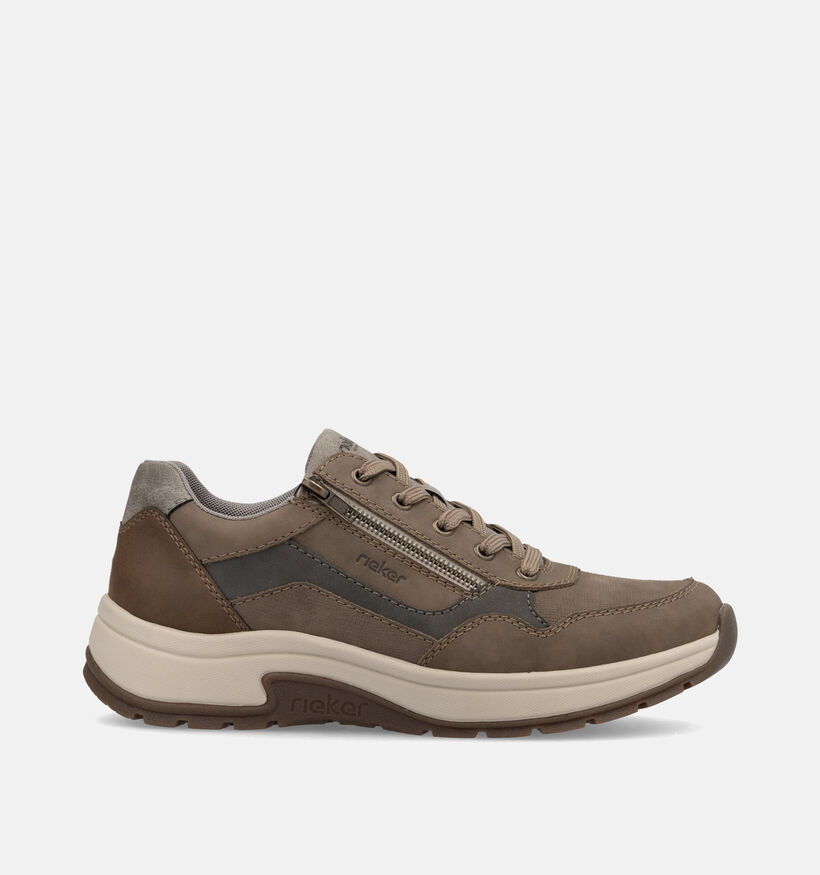 Rieker Bruine Veterschoenen voor heren (351308) - geschikt voor steunzolen