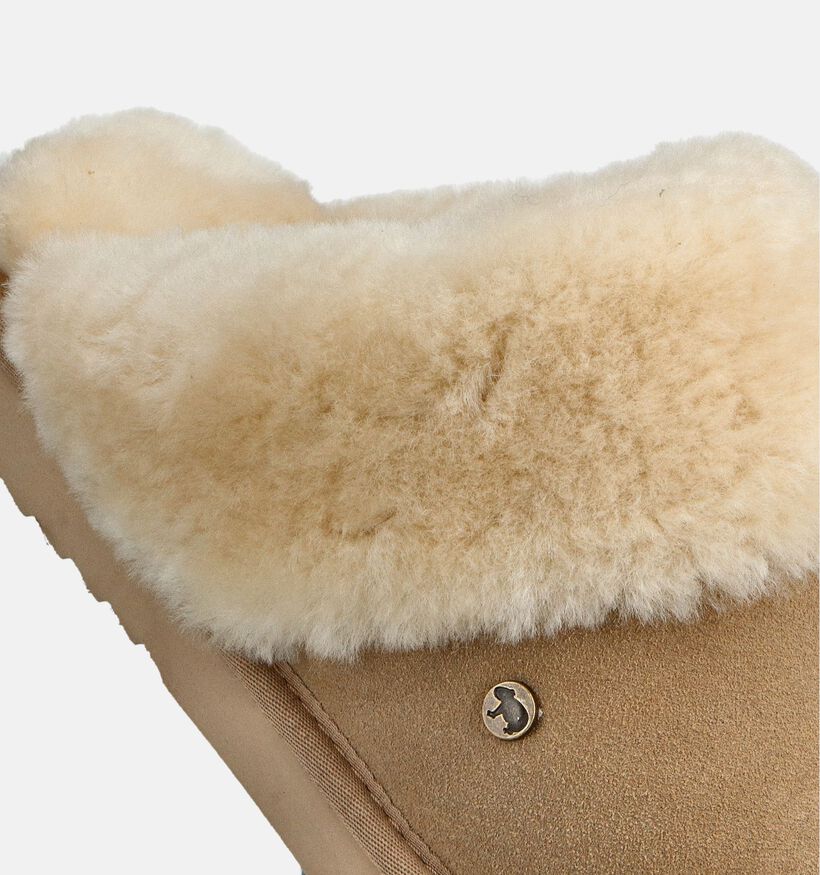 Flurry Pantoufles ouvertes en Beige pour femmes (362520)