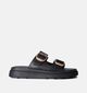 Tamaris Zwarte Platte Slippers voor dames (354320)