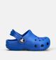 Crocs Classic Clog Nu-pieds en Bleu pour filles, gar&ccedil;ons (371019)