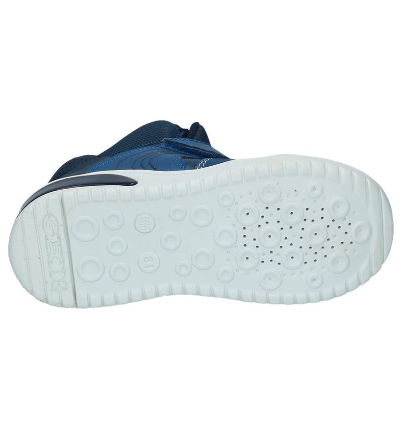 Geox Baskets hautes en Bleu foncé en simili cuir (223182)