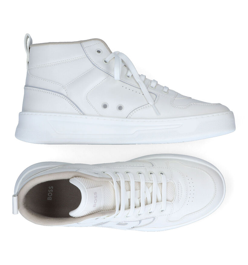 Boss Baltimore Hitu Chaussures hautes en Blanc pour hommes (318702) - pour semelles orthopédiques