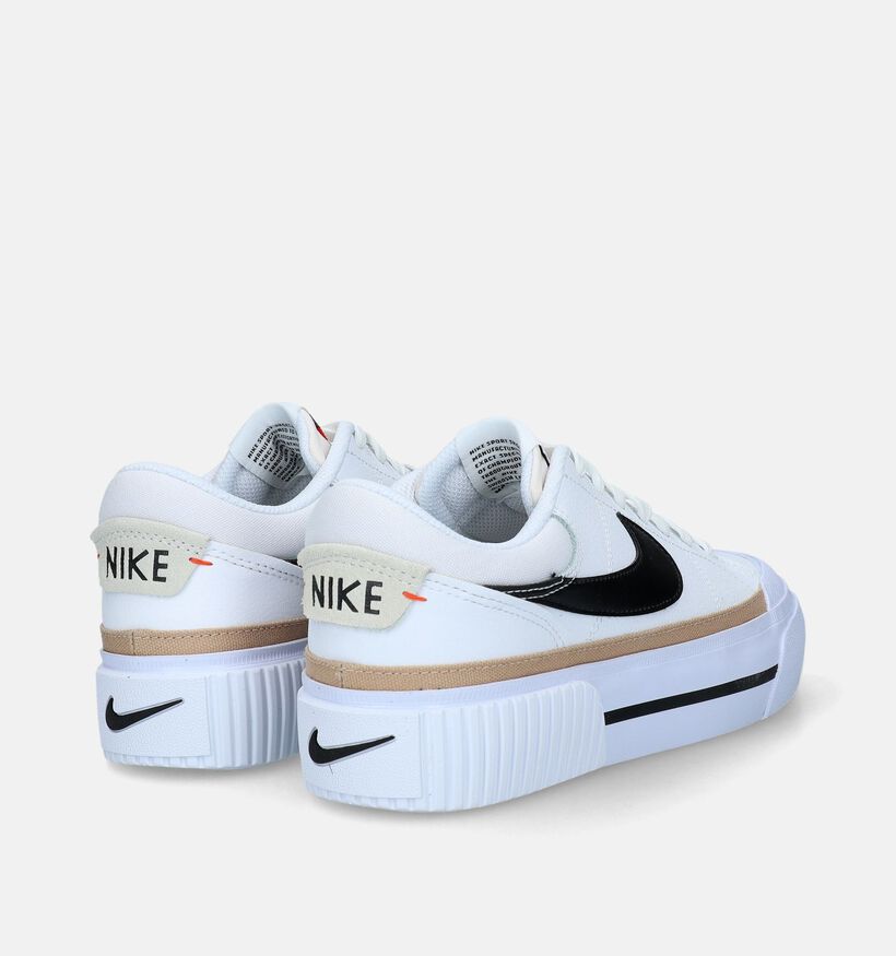 Nike Court Legacy Lift Baskets en Blanc pour femmes (332420)