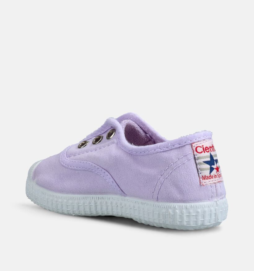 Cienta Baskets pour b&eacute;b&eacute; en Violet pour filles (355413) - pour semelles orthop&eacute;diques