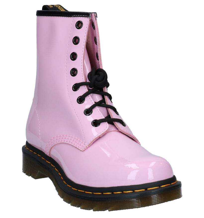 Dr. Martens 1460 Witte Boots in lak (284638)